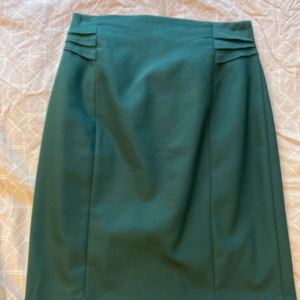 Emerald green pencil skirt sz 00